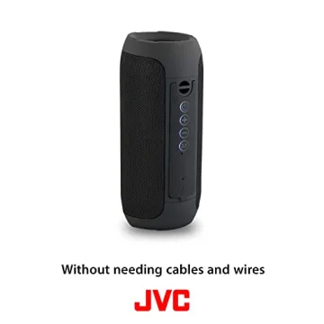 JVC Portable Wireless Speaker with 360° Sound and TWS Function