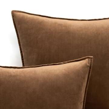 MIULEE Velvet Decorative Pillow Covers for Any Decor