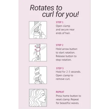 Easy-to-Use Beachwaver S1.25 Rotating Curling Iron