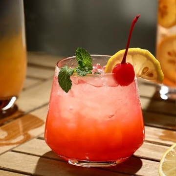 Cadamada 13oz Stemless Wine Glasses Set of 12 for All Drinks