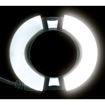 Nissin MF18 for Nikon Macro Ring Flash - TTL Flash with Soft Diffuse Light and Precise Control for Professional Macro Photography, 1/1 to 1/1024 Power, User Friendly Controls