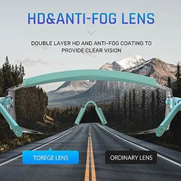 Mint Road Anti Fog Safety Glasses - Adjustable Frame & Legs, Anti-Scratch, Clear Lab Glasses - Fashion Safety Goggles For Men & Women (1 Pair)