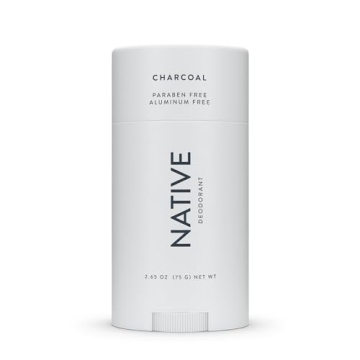 Native Charcoal Deodorant for Men and Women - Natural Formula