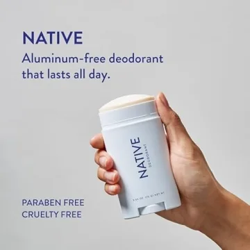 Native Charcoal Deodorant for Men and Women - Natural Formula