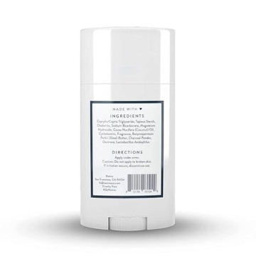 Native Charcoal Deodorant for Men and Women - Natural Formula