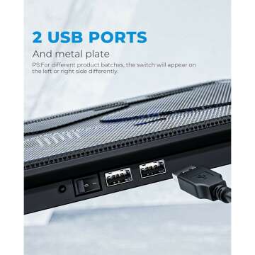 Havit HV-F2056 Cooling Pad for 15.6-17" Laptops