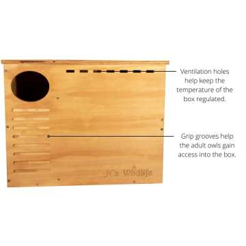 JCs Wildlife Barn Owl Nesting Box - Durable & Easy to Install