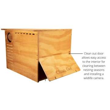 JCs Wildlife Barn Owl Nesting Box - Durable & Easy to Install
