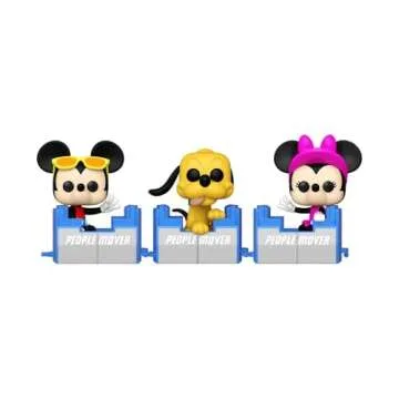 Funko Pop! Disney: Walt Disney World 50th - Mickey Mouse on The People Mover, Multicolor, 4.20-inch Vinyl Figure