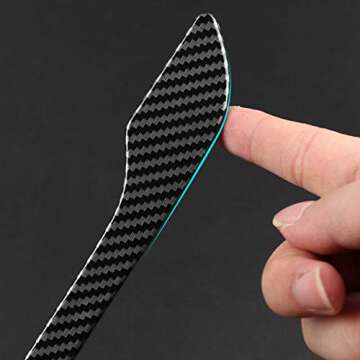 Ramecar Carbon Fiber for 2017 2018 2019 2020 2021 Tesla Model 3 Door Handles Trim Cover Protector Sticker Decal