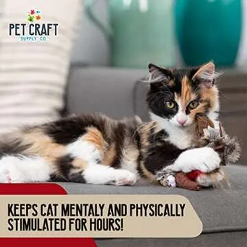 Pet Craft Crazy Catnip Cuddler Stimulating Cat Toy