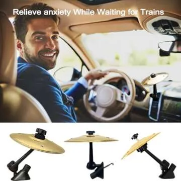 Car Cymbal Air Vent Crash Cymbal for Musical Fun in Cars