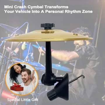 Car Cymbal Air Vent Crash Cymbal for Musical Fun in Cars