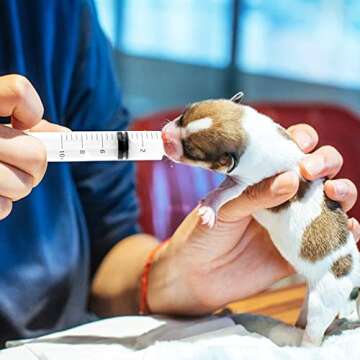 Blunt Tip Food Syringe with Needle - Resin Refilling Glue Lube Liquid Plastic Syringes, 12Pack-10ml/...