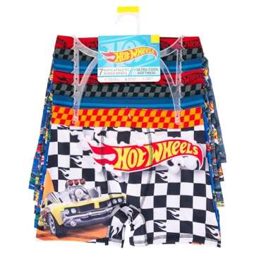 Hot Wheels BoxerBriefs and Briefs available in Sizes 2/3T, 4T, 4, 6, 8 and 10