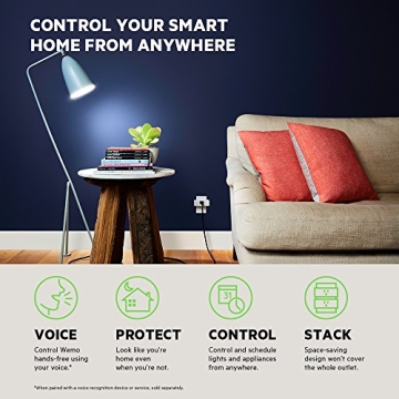 Wemo Mini Smart Plug - WiFi Control with Alexa & Google