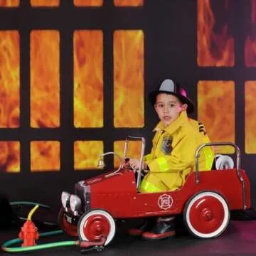 ALINK 12 PCS Fire Hydrant Cups with Lids and Straws for Paw Patrol Party Decorations, 10 oz Plastic Kids Party Favor Cups, Firefighter Firetruck Birthday Party Decorations, Red Dog Party Supplie