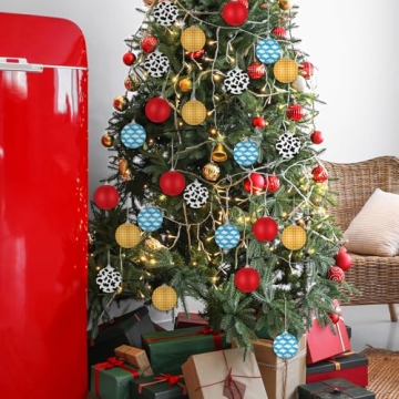 Syhood Cartoon Story Christmas Ball Ornaments - 12 Pcs