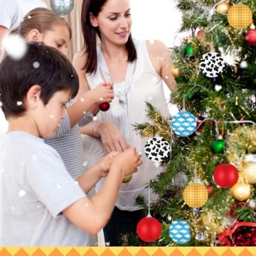 Syhood Cartoon Story Christmas Ball Ornaments - 12 Pcs