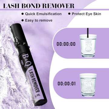 DIY Lash Extension Kit 280 PCS Individual Eyelash Extension Kit 0.07D 9-16MIX 30D 40D Cluster Lashes Kit Lash Glue Remover for Eyelash Extensions (Kit-30D40D-0.07-D,9-16MIX)