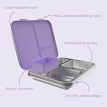 Bentgo® Kids Stainless Steel Lunch Box Set Unicorn Designs