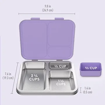 Bentgo® Kids Stainless Steel Lunch Box Set Unicorn Designs