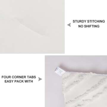 TIFFICO Queen Comforter Set - Boho Chic Design