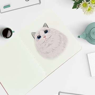 zmybcpack 12 Pack 8.5x11 inch Large Blank Notebook Journals Bulk, 60 Pages, Sketchbook Composition Notebook Journals Subject Notebooks Planner for College Students Office