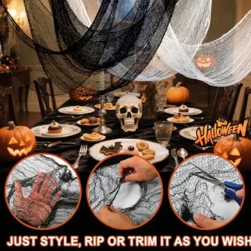 Land Guard Halloween Gauze Cloth for Creepy Decor