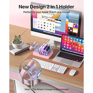 SooPii 6-Port USB Charging Station for All Devices