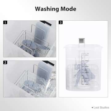 ELEGOO Mercury Plus 2.0 Large Wash and Cure Machine for LCD/SLA/DLP 3D Printing Models Cure Box with Rotary Curing Turntable and Washing Bucket