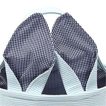 Easter Bunny Basket Seersucker Bags for Kids