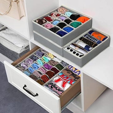 5 Pack Sock Underwear Organizer for Easy Storage and Style