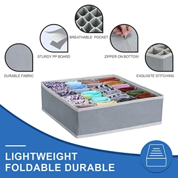 5 Pack Sock Underwear Organizer for Easy Storage and Style