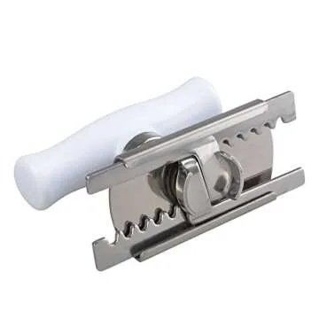 Kichwit Jar Opener for Small and Medium Jar Lids, Bottle Opener Keychain Included