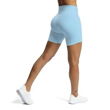 Aoxjox Trinity High Waisted Biker Shorts for Women