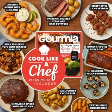 Gourmia Air Fryer Toaster Oven Combo for All Cooking Styles
