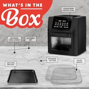 Gourmia Air Fryer Toaster Oven Combo for All Cooking Styles