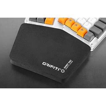 GRIFITI Ergodox Fat Wrist Pad Set for Ultimate Comfort