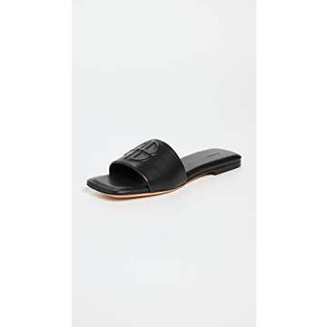 Shop ANINE BING Women's Ria Slides in Black, Size 7