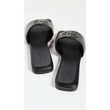 Shop ANINE BING Women's Ria Slides in Black, Size 7