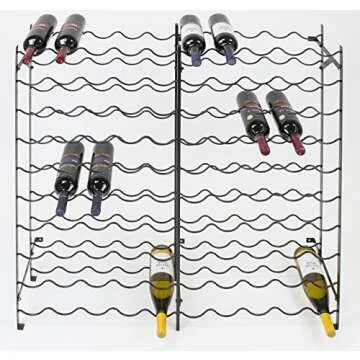 Stylish Sorbus Wine Rack - Holds 100 Bottles Perfectly
