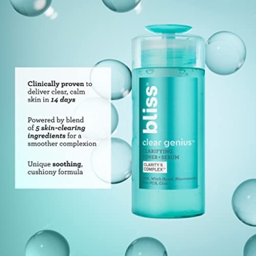 Bliss Clear Genius Toner + Serum for Clear Radiant Skin