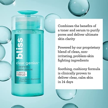 Bliss Clear Genius Toner + Serum for Clear Radiant Skin