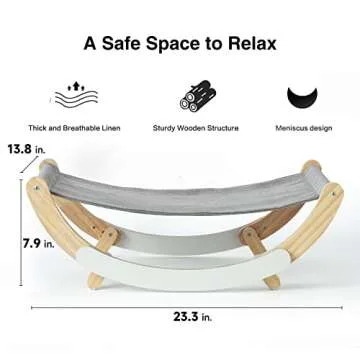 FUKUMARU Cat Hammock - Stylish & Functional Cat Bed