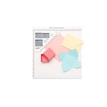 We R Memory Keepers, Trim and Score Board, Includes 12x12 Inch Board and One Scoring Tool, Cuts Large Scrapbook Pages, Small Embellishments, Sturdy Locking, Precise Blades, with Storage Compartment