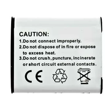 Synergy Digital Camera Battery, Compatible with Ricoh WG-70 Digital Camera, (Li-Ion, 3.7V, 1000 mAh) Ultra High Capacity, Replacement for Pentax DL-i92 Battery