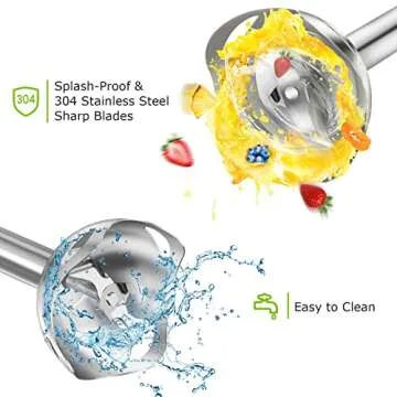 Bonsenkitchen Immersion Blender: Powerful & Versatile Kitchen Tool