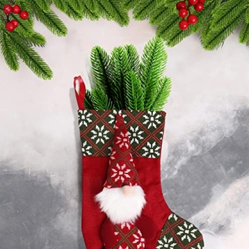 MEMOVAN 30 pcs Artificial Pine Branches for Holiday Decor