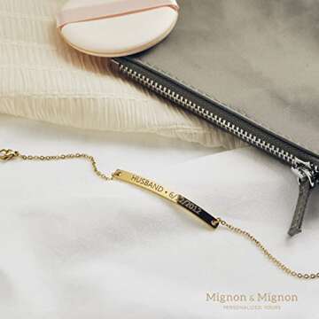 Personalized Engraved Bracelet - Custom Jewelry Gift